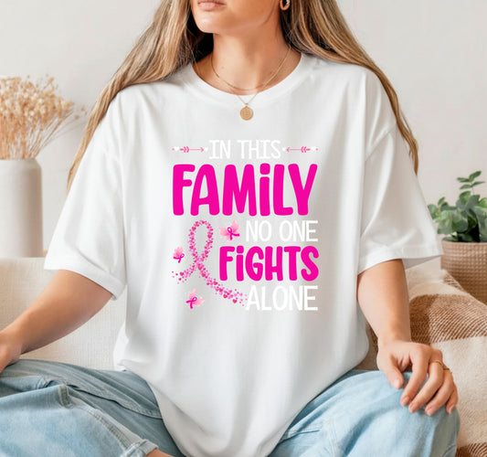 FIGHTER Pink Ribbon – Breast Cancer DTF Transfer