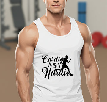 Cardio is Hardio – Gym Fitness DTF Transfer