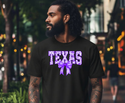 TEXAS Distressed Text – State Pride DTF Transfer