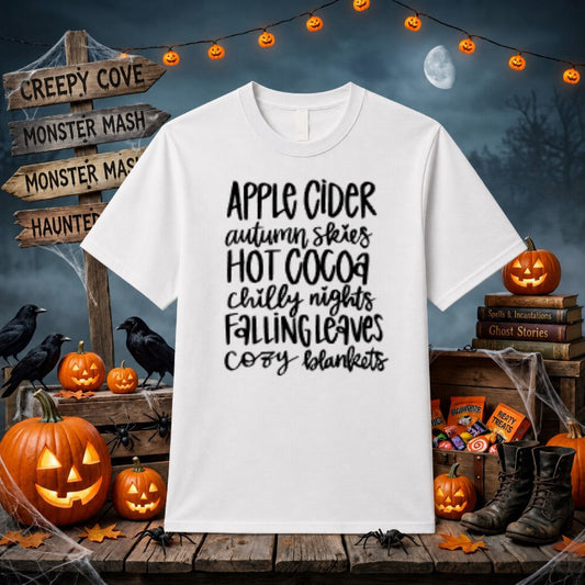 Apple Cider – Fall DTF Transfer – by Ink Rush – Premade Transfers – Fall, Premade DTF