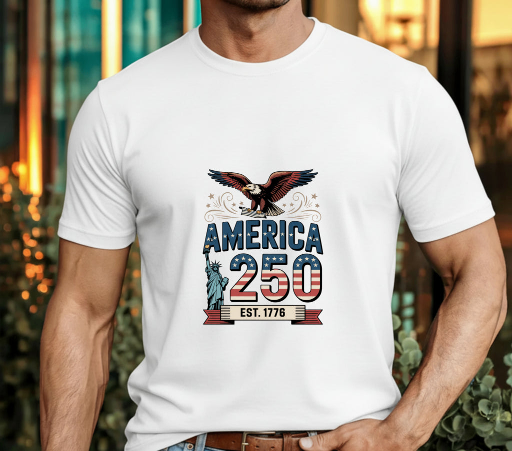 GOD BLESS AMERICA Skull & Rifles – Patriotic DTF Transfer