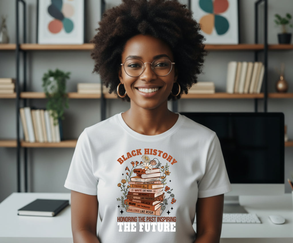 Afro Woman Silhouette Power Fist Pick – Black History DTF Transfer