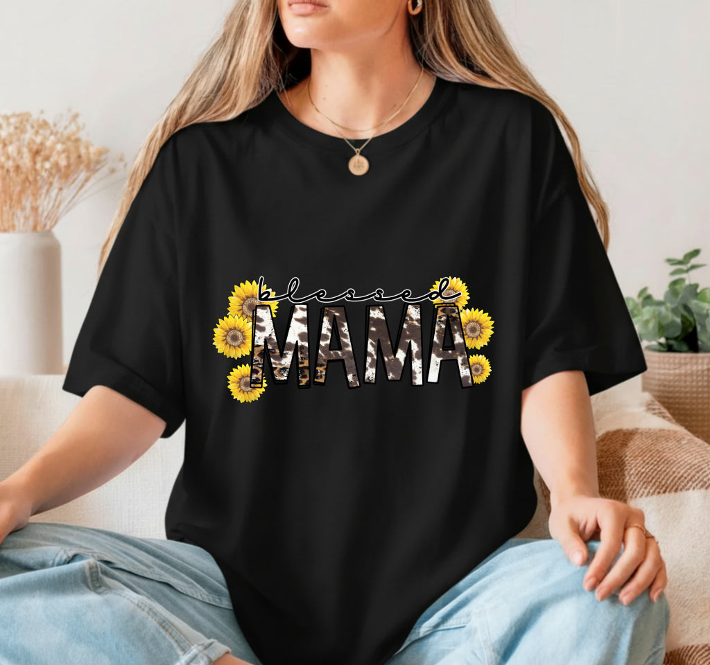 Happy Mother's Day Floral Heart – DTF Transfer