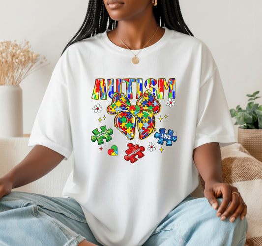 Accept Understand Love Puzzle – Autism Awareness DTF Transfer