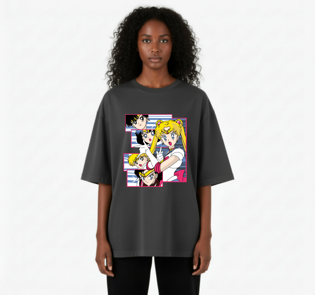 Sailor Moon Action Pose – Anime DTF Transfer