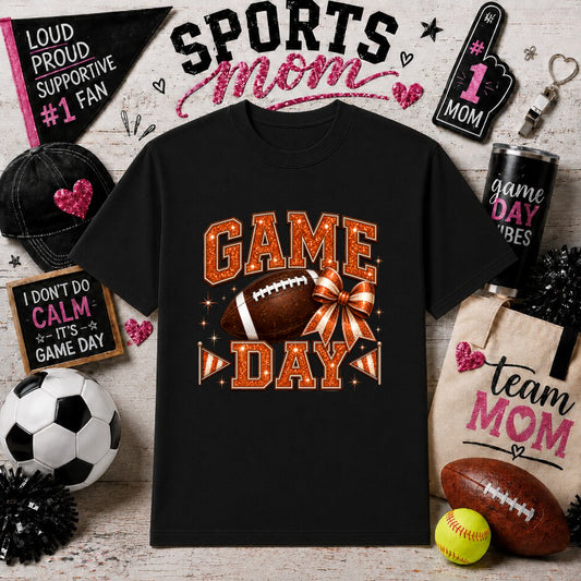 Baseball Mom Sports Gameday – DTF Transfer – by Ink Rush – Premade Transfers – Sports Mom, Gameday