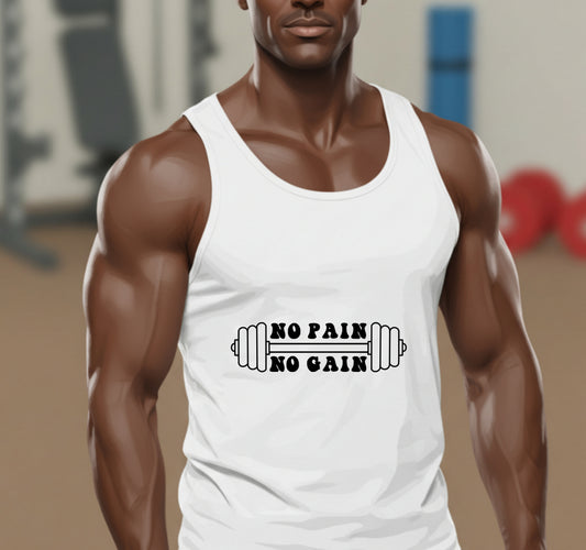 NO PAIN NO GAIN – Gym Fitness DTF Transfer