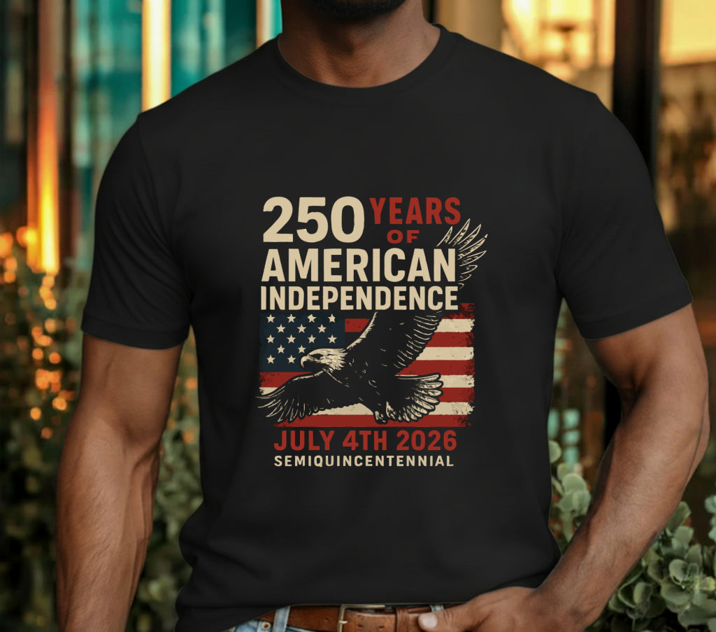 Land of the Free Home of the Brave Patriotic DTF Transfer