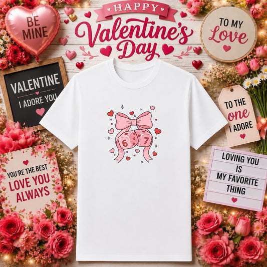 BE MINE Heart – Valentines Day DTF Transfer – by Ink Rush – Premade Transfers – DTF Transfers, Apparel Decoration