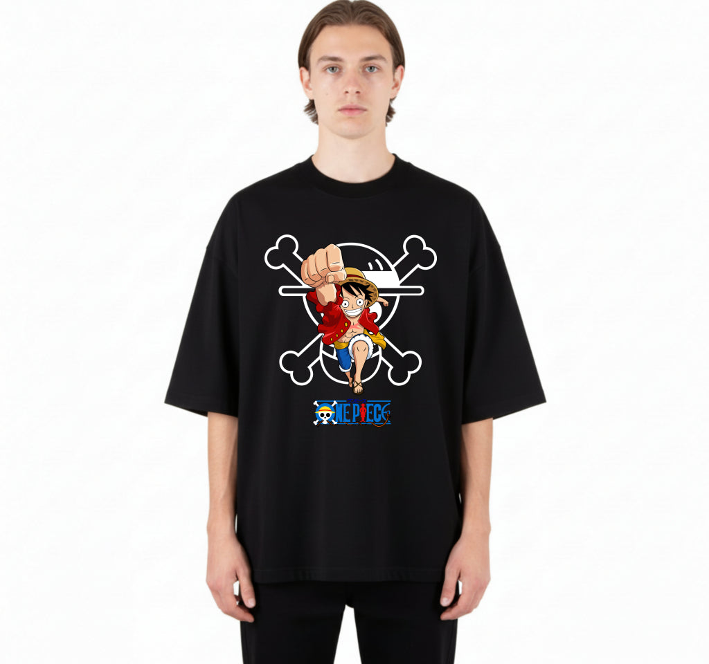 ONE PIECE Luffy Serious – Anime DTF Transfer