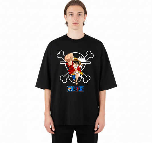 ONE PIECE Luffy Serious – Anime DTF Transfer