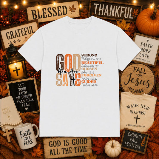Bless the Lord O My Soul – Christian Fall DTF Transfer – by Ink Rush – Premade Transfers – Christian, Religious Apparel
