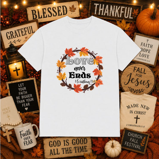 Blessed & Grateful – Christian Fall DTF Transfer – by Ink Rush – Premade Transfers – Christian, DTF Transfer