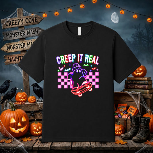 BOO – Halloween DTF Transfer – by Ink Rush – Premade Transfers – DTF Transfers, Apparel Decoration