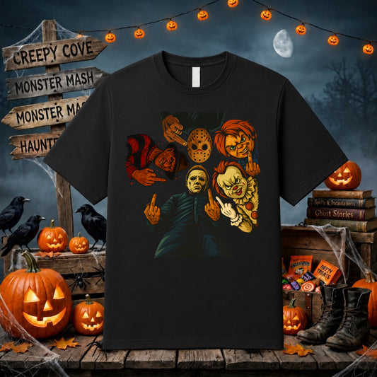 Boo! Smiling Ghost – Halloween DTF Transfer – by Ink Rush – Premade Transfers – Apparel Decorators, DTF Transfers