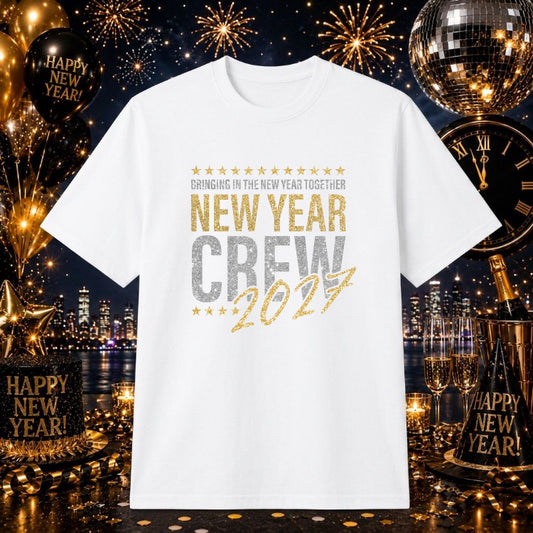 Bringing In The New Year Together New Year Crew 2027 – New Year DTF Transfer – by Ink Rush – Premade Transfers – New Year,...