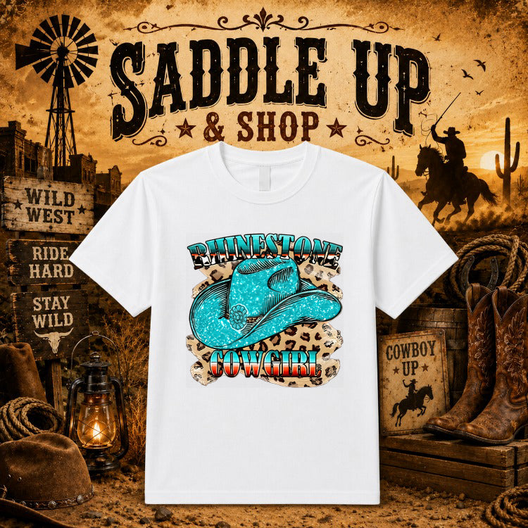 Bucking Bronco Cowboy – Western DTF Transfer – by Ink Rush – Premade Transfers – Western, Apparel Decoration