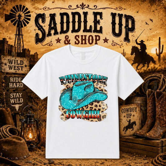 Bucking Bronco Cowboy – Western DTF Transfer – by Ink Rush – Premade Transfers – Western, Apparel Decoration