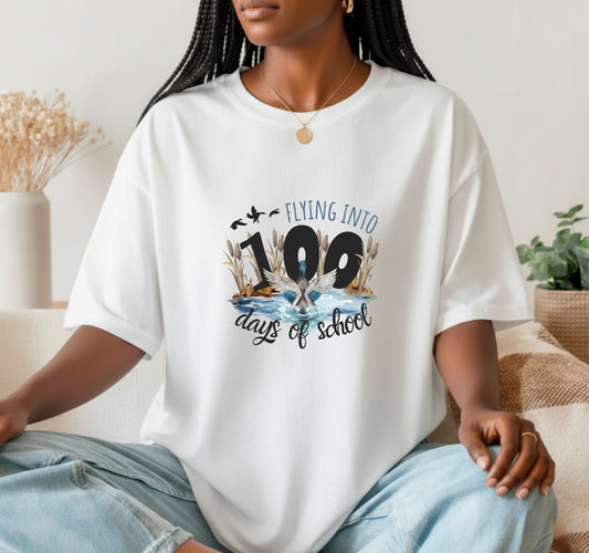 Flying Into 100 Days of School – Education DTF Transfer