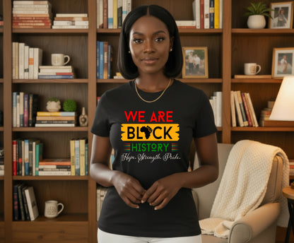 "BLACK HISTORY IS AMERICAN HISTORY" – Black History DTF Transfer