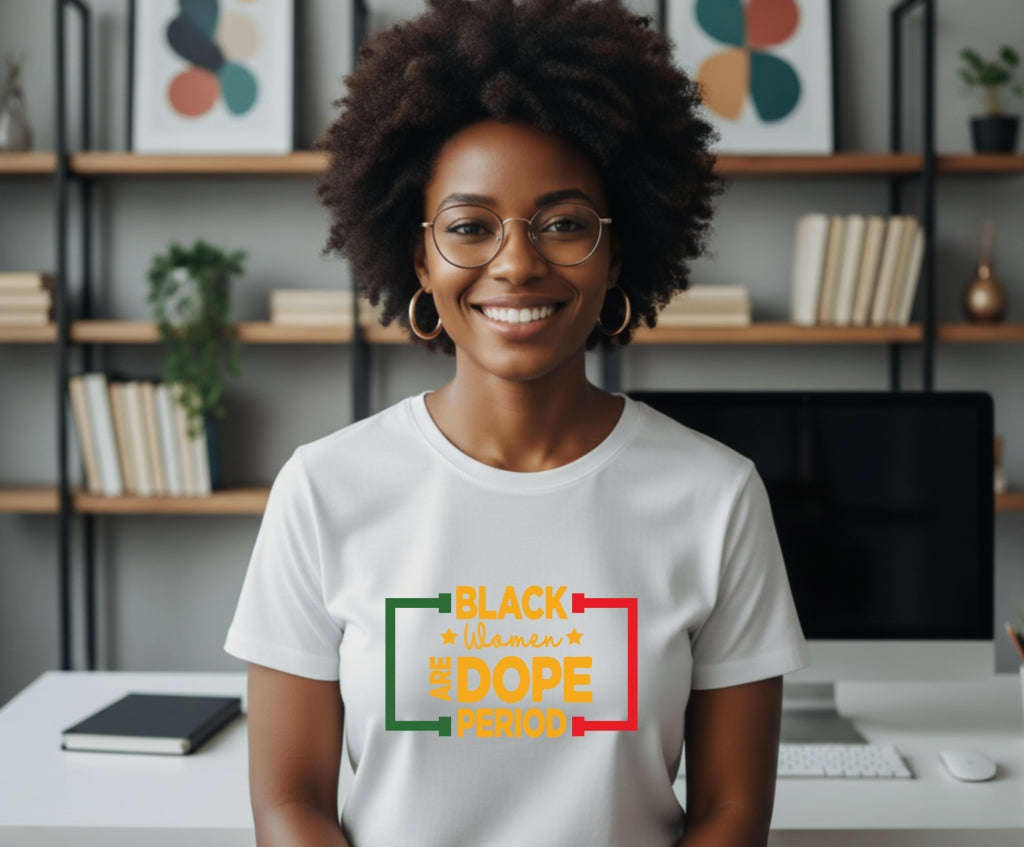 Black Heritage Afro Silhouette – Black History DTF Transfer
