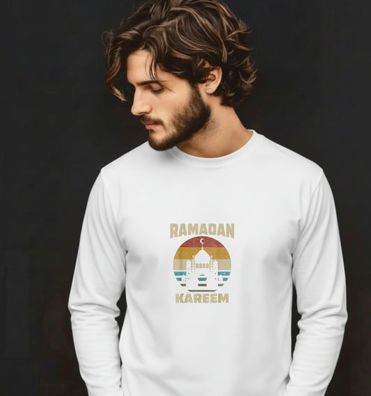 Ramadan Mubarak Moon Mosque – Islamic DTF Transfer