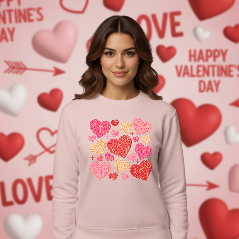 Love Hearts Valentine – DTF Transfer