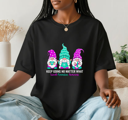 Your Story Isn't Over – Suicide Prevention Awareness Gnome DTF Transfer