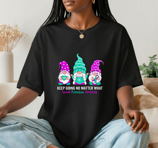 Your Story Isn't Over – Suicide Prevention Awareness Gnome DTF Transfer