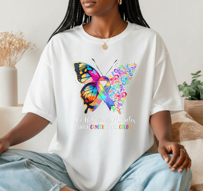 We Believe In Miracles Multi-Color Cancer Awareness DTF Transfer