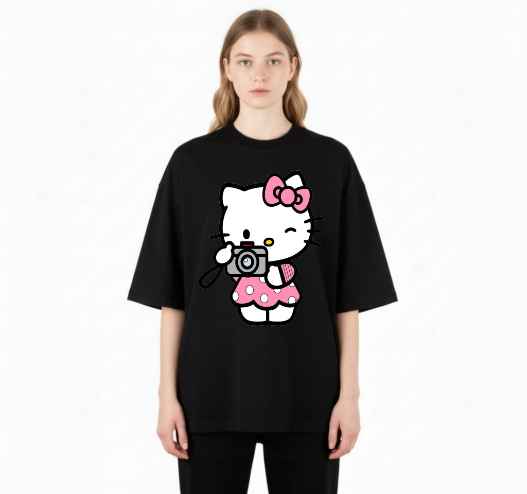 Pink Hair Anime Girl & Tiger Cub – Anime DTF Transfer