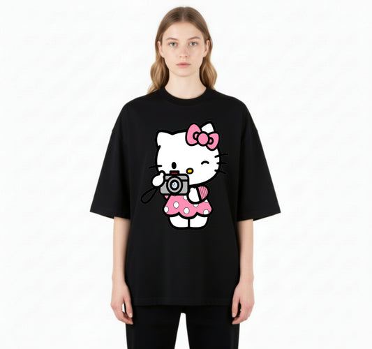 Pink Hair Anime Girl & Tiger Cub – Anime DTF Transfer
