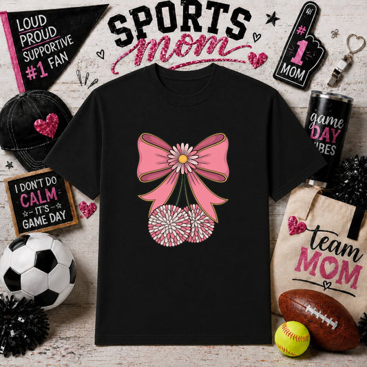 CHEER MOM – Sports Gameday DTF Transfer – by Ink Rush – Premade Transfers – Sports Mom, Gameday