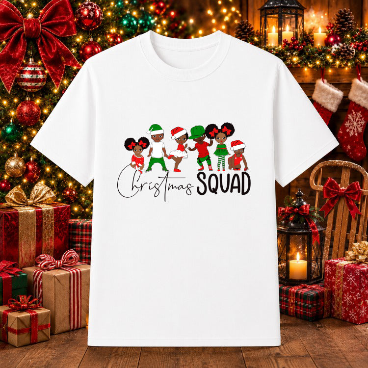 Christmas Squad – Christmas DTF Transfer – by Ink Rush – Premade Transfers – Christmas, DTF Transfer
