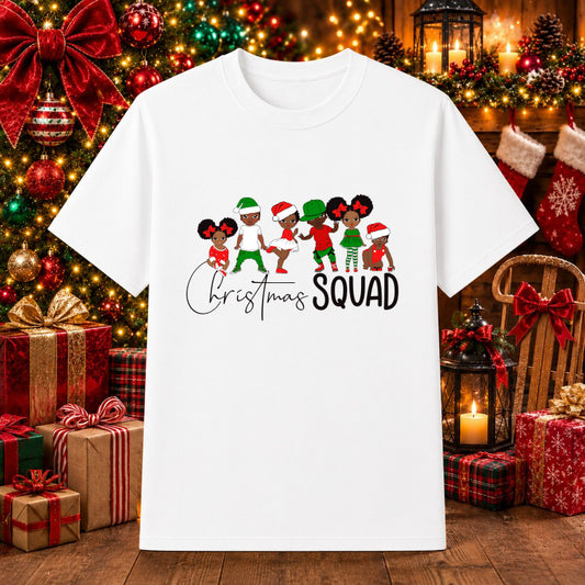 Christmas Squad – Christmas DTF Transfer – by Ink Rush – Premade Transfers – Christmas, DTF Transfer