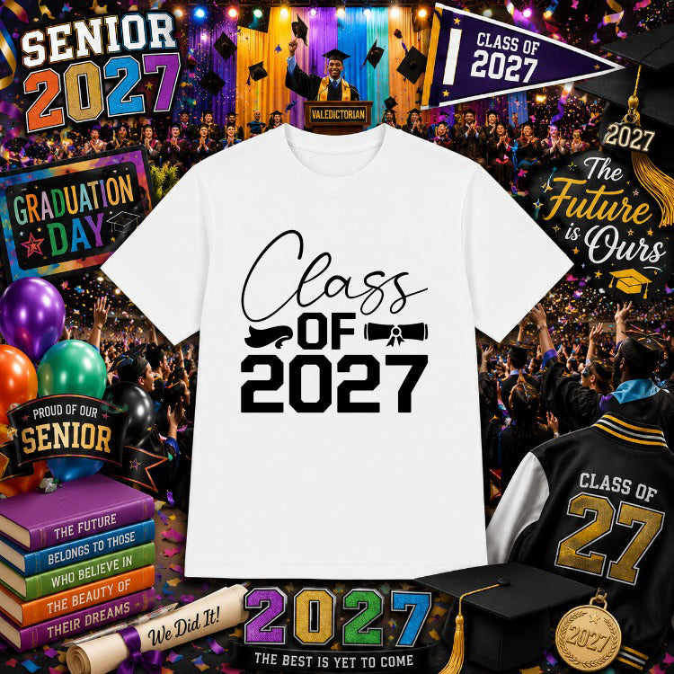 Class of SENIOR 2027 – Senior Class DTF Transfer – by Ink Rush – Premade Transfers – Senior Class, Graduation