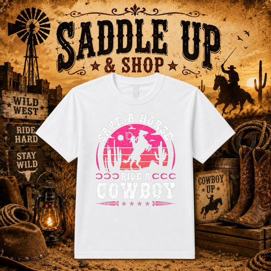 COWBOY Skull Hat – Western DTF Transfer – by Ink Rush – Premade Transfers – Western, Apparel Printing