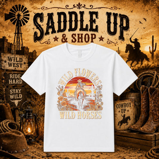 Cowboy Take Me Away – Western DTF Transfer – by Ink Rush – Premade Transfers – Western, Premade DTF