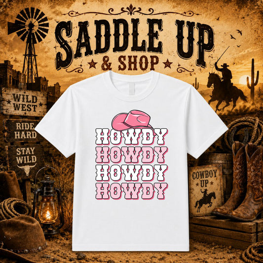 "COWBOY UP" – Western DTF Transfer – by Ink Rush – Premade Transfers – Western, Apparel Decor