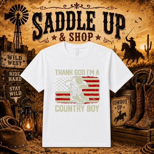 COWBOY UP – Western DTF Transfer – by Ink Rush – Premade Transfers – Western, Apparel