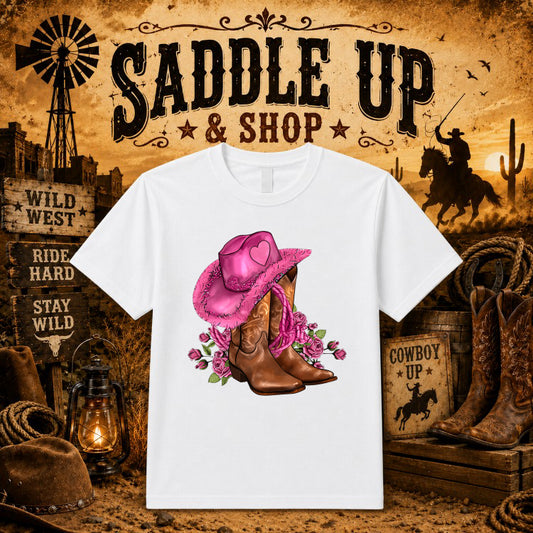 Cowgirl Era – Western DTF Transfer – by Ink Rush – Premade Transfers – Western, Apparel