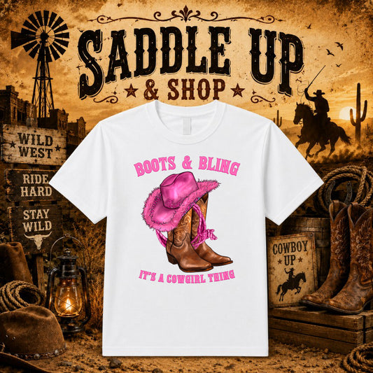 COWGIRL ERA – Western DTF Transfer – by Ink Rush – Premade Transfers – Western, Premade DTF