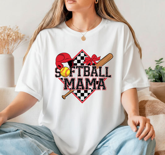MOM Baseball Stitches – Sports DTF Transfer