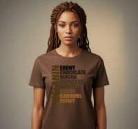 Melanin Afro Woman Silhouette – Black History DTF Transfer
