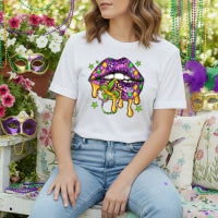 Mardi Gras Lips Glitter – Mardi Gras DTF Transfer