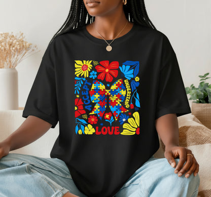 AUTISM MOM Puzzle Heart – Autism Awareness DTF Transfer