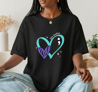 YOU MATTER – Suicide Prevention Awareness DTF Transfer