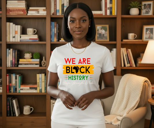 "BLACK HISTORY IS AMERICAN HISTORY" – Black History DTF Transfer