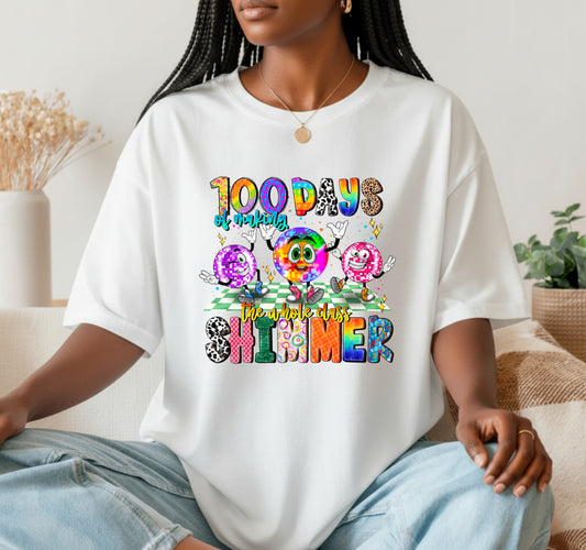 100 Days of Making the Whole Class Shimmer – 100 Days of School DTF Transfer