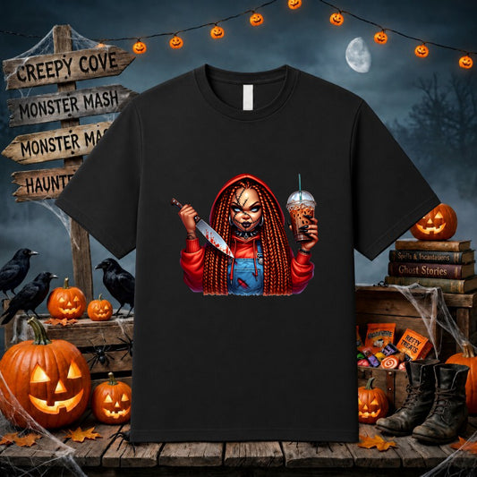 DEAD INSIDE BUT FEELIN' CUTE – Halloween DTF Transfer – by Ink Rush – Premade Transfers – Halloween, DTF Transfers